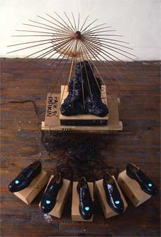 collaborations with nam june paik izhar patkin